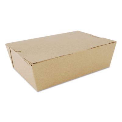 SCT ChampPak Carryout Boxes, #3, 7.75 x 5.5 x 2.5, Brown, Paper, 200/Carton (0733)