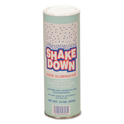 Franklin Cleaning Technology Shakedown Powdered Odor Eliminator, Floral Scent, 15 oz Can, 12/Carton (K600493CT)