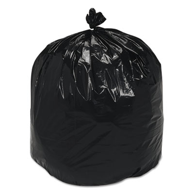 AbilityOne 8105013862312, SKILCRAFT Recycled Content Trash Can Liners, 33 gal, 1.3 mil, 33" x 40", Brown/Black, 100/Box