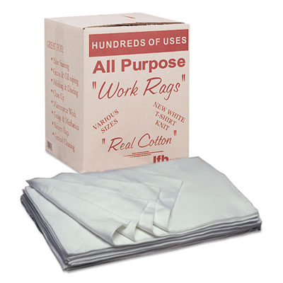 AbilityOne 7920014541147, SKILCRAFT, Cotton Cloth Rags, 5" x 8", 288/Carton