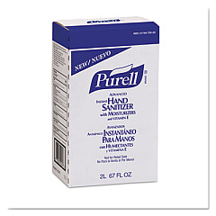 PURELL ADVANCED REFRESHING GEL HAND SANITIZER, CLEAN SCENT, 2000 ML REFILL, 4/CARTON (225604)