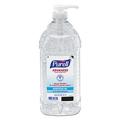 PURELL Advanced Refreshing Gel Hand Sanitizer, 2 L Pump Bottle, Clean Scent (962504EA)