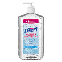PURELL Advanced Hand Sanitizer Refreshing Gel, 20 oz Pump Bottle, Clean Scent (302312EA)