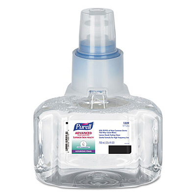 PURELL ULTRA NOURISHING LUXURIOUS ADVANCED FOAM HAND SANITIZER, 700 ML REFILL, 3/CARTON (130903CT)