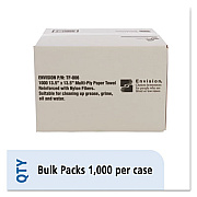AbilityOne 7920008239773, SKILCRAFT, Total Wipes II Towel, 14.25 x 13.25, White, 1,000/Box