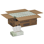 Georgia Pacific Professional Envision White Facial Tissue, 2-Ply, White, 100 Sheets/Box, 30 Boxes/Carton (47410)