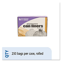 AbilityOne 8105015574973, SKILCRAFT High Density Coreless Roll Can Liner, 40 x 48, Natural, 250/Box