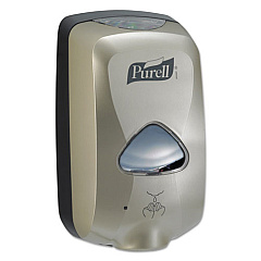 PURELL TFX TOUCH FREE DISPENSER, 1200 ML, 6.5" X 4.5" X 10.5", NICKEL (278012)