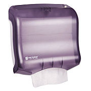 San Jamar Ultrafold Towel Dispenser, 11.5 x 6 x 11.5,  Black Pearl (T1750TBKRD)
