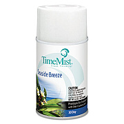 TimeMist PREMIUM METERED AIR FRESHENER REFILL, SEASIDE BREEZE, 6.6 OZ AEROSOL, 12/CARTON (1048494)