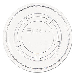 Dart Portion/Souffle Cup Lids, Fits 0.5 oz to 1 oz Portion Cups, Plastic, Clear, 125/Pack, 20 Packs/Carton (PL100N)