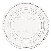 Dart Portion/Souffle Cup Lids, Fits 1.5 oz to 2.5 oz Portion Cups, Plastic, Clear, 2,500/Carton (PL200N)