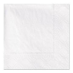 Hoffmaster Embossed Beverage Napkins, 2-Ply, 9.5 x 9.5, White, 1,000/Carton (180300)