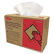 Cascades PRO Tuff-Job Double Recrepe Wipers, 9.25 x 12.5, White, 110/Box, 12 Boxes/Carton (W431)