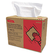 Cascades PRO Tuff-Job Scrim Reinforced Wipers, 4-Ply, 9.75 x 16.75, White, 150/Box, 6 Box/Carton (W202)