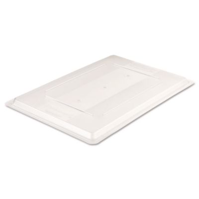 Rubbermaid Commercial Food/Tote Box Lids, 26 x 18, Clear, Plastic (3302CLE)