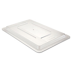 Rubbermaid Commercial Food/Tote Box Lids, 12 x 18, Clear, Plastic (3310CLE)