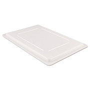 Rubbermaid Commercial Food/Tote Box Lids, 26 x 18, White, Plastic (3502WHI)