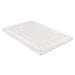 Rubbermaid Commercial Food/Tote Box Lids, 26 x 18, White, Plastic (3502WHI)