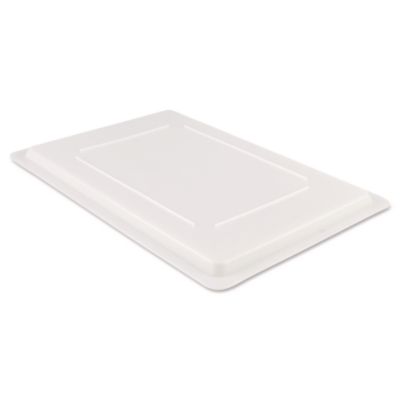 Rubbermaid Commercial Food/Tote Box Lids, 26 x 18, White, Plastic (3502WHI)