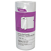 Cascades PRO Select Perforated Kitchen Roll Towels, 2-Ply, 8 x 11, White, 70/Roll, 30 Rolls/Carton (K070)