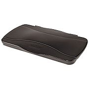 Rubbermaid Commercial Hinged Lid for Vented Slim Jim, 20.38w x 11.38d x 2.75h, Black (267400BK)