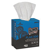Brawny Industrial Flax 500 Light Duty Cloths, 9 X 16 1/2, White, 132/box, 10 Box/carton (29610)