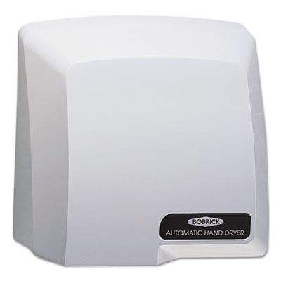 Bobrick CompactDryer Automatic Hand Dryer, 115 V, 10.18 x 5.18 x 10.93, Gray (710)