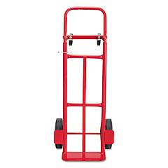 Safco Two-Way Convertible Hand Truck, 500 to 600 lb Capacity, 18 x 51, Red (4086R)