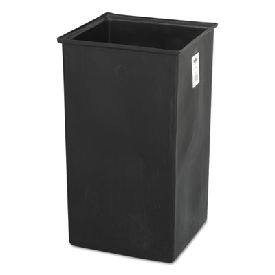Safco Rigid Liner for SAF9728/SAF9729 Waste Receptacles, Plastic, 36 gal, Black (9669)