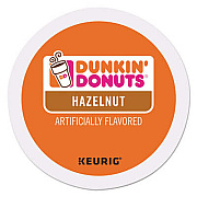Dunkin Donuts K-Cup Pods, Hazelnut, 24/box (0848)