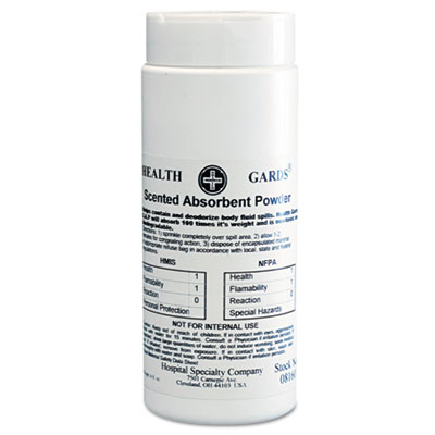 Health Gards Absorbent Powder, Scented, 16 oz Shaker Can, 12/Carton (08160)