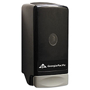 Georgia Pacific Professional Soap Dispenser for 800 mL Bag-in-Box Refill, 4.5 x 4.75 x 10, Black, 12/Carton (53250)