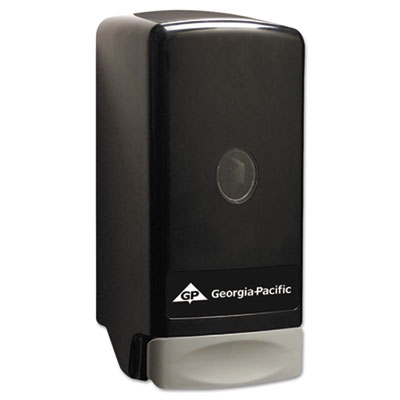 Georgia Pacific Professional Soap Dispenser for 800 mL Bag-in-Box Refill, 4.5 x 4.75 x 10, Black, 12/Carton (53250)