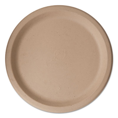 Eco-Products Wheat Straw Dinnerware, Plate, 10" Diameter, 500/carton (EPPW10)