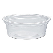 Dart Conex Complements Portion/Medicine Cups, 0.5 oz, Translucent, 125/Bag, 20 Bags/Carton (050PC)