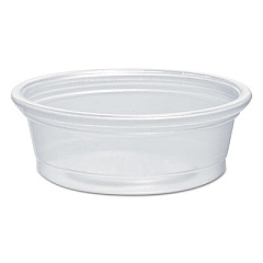 Dart Conex Complements Portion/Medicine Cups, 0.5 oz, Translucent, 125/Bag, 20 Bags/Carton (050PC)