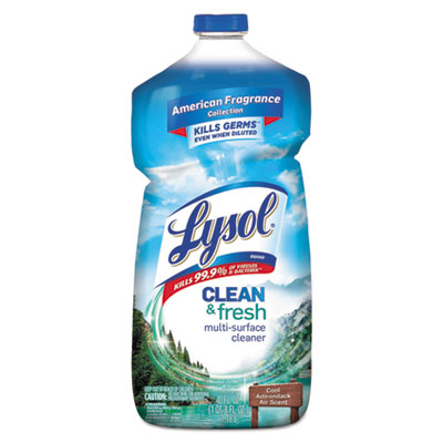 LYSOL Brand Clean and Fresh Multi-Surface Cleaner, Cool Adirondack Air, 40 oz Bottle (78630CT)