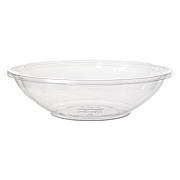 Eco-Products Salad Bowls, 48 oz, 9.5" Diameter x 2.5"h, Clear, 300/Carton (EPSBS48BASE)