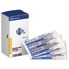 First Aid Only Refill for SmartCompliance General Business Cabinet, Knuckle Fabric Bandages, 20/Box (FAE6200)