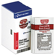 First Aid Only Refill for SmartCompliance General Business Cabinet, Burn Cream, 0.9 g Packets, 20/Box (FAE7030)