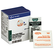 First Aid Only Refill for SmartCompliance General Business Cabinet, 20 Sting Relief Wipes, 10 Hydrocortisone Packs (FAE7115)