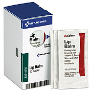 First Aid Only Refill for SmartCompliance General Business Cabinet, Lip Balm, 0.5g Pack, 10/Box (FAE4010)