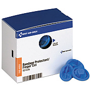First Aid Only Refill for SmartCompliance General Business Cabinet, Finger Cots, Blue, Nitrile, 50/Box (FAE6150)