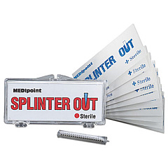 First Aid Only Refill for SmartCompliance General Business Cabinet, Splinter Out, Sterile, 10/Box (22410)