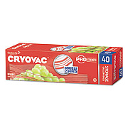 Diversey 100946907 Cryovac One Gallon Storage Bag Dual Zipper