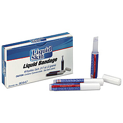 First Aid Only Refill for SmartCompliance General Business Cabinet, Liquid Skin Bandages, 4 Pieces (90447)