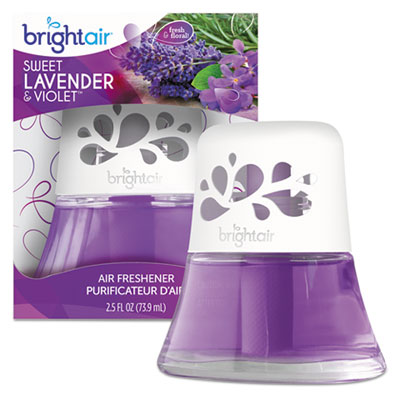 BRIGHT Air Scented Oil Air Freshener, Sweet Lavender and Violet, 2.5 oz (900288EA)