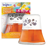 BRIGHT Air Scented Oil Air Freshener, Hawaiian Blossoms and Papaya, Orange, 2.5 oz, 6/Carton (900021CT)