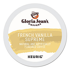 Gloria Jean's French Vanilla Supreme Coffee K-Cups, 24/Box (60051046)